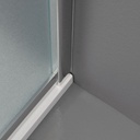 Box doccia 80x80 quadrato cristallo opaco