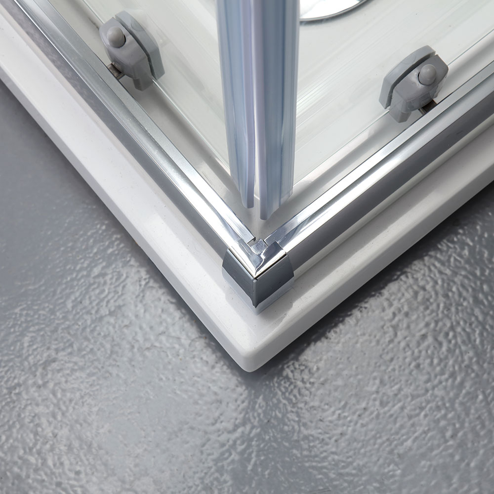 Box doccia quadrato 90x90 cristallo trasparente