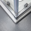 Box doccia quadrato 90x90 cristallo trasparente