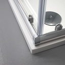 Box doccia quadrato 90x90 cristallo trasparente