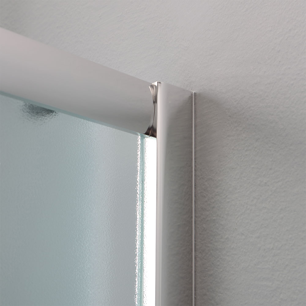 Box doccia semicircolare 80x80 cm cristallo opaco