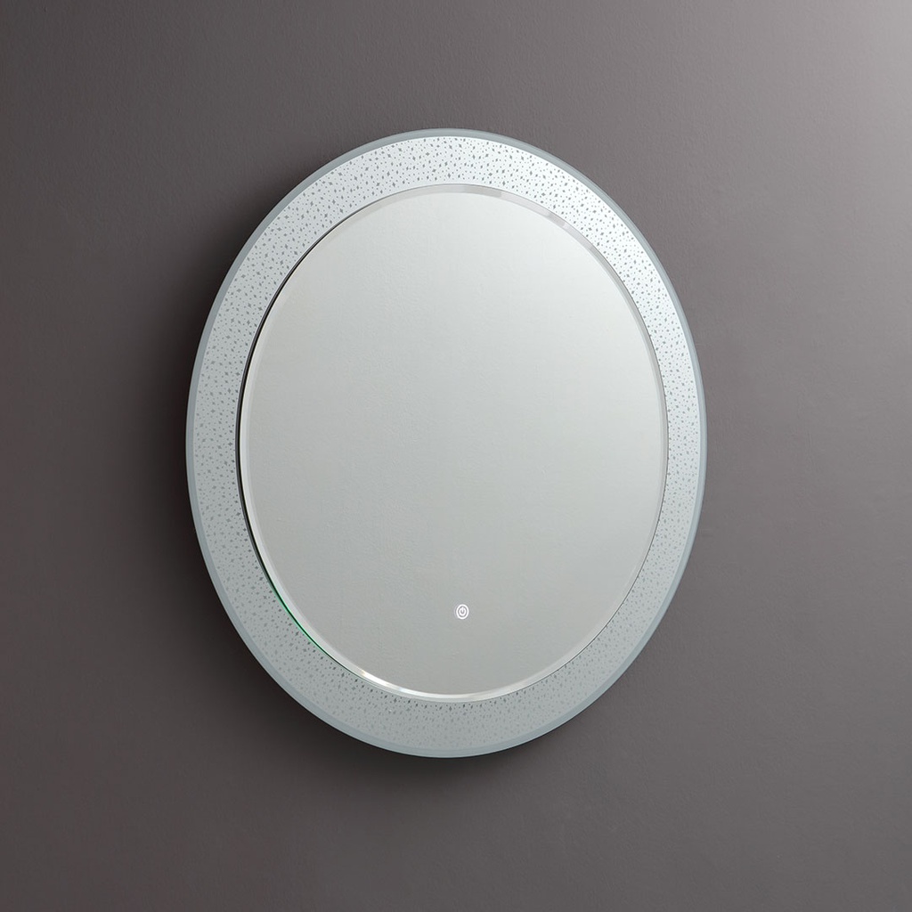 Specchio rotondo 80 cm con illuminazione led