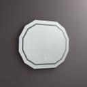 Specchio 90x70 con bordo illuminato a led