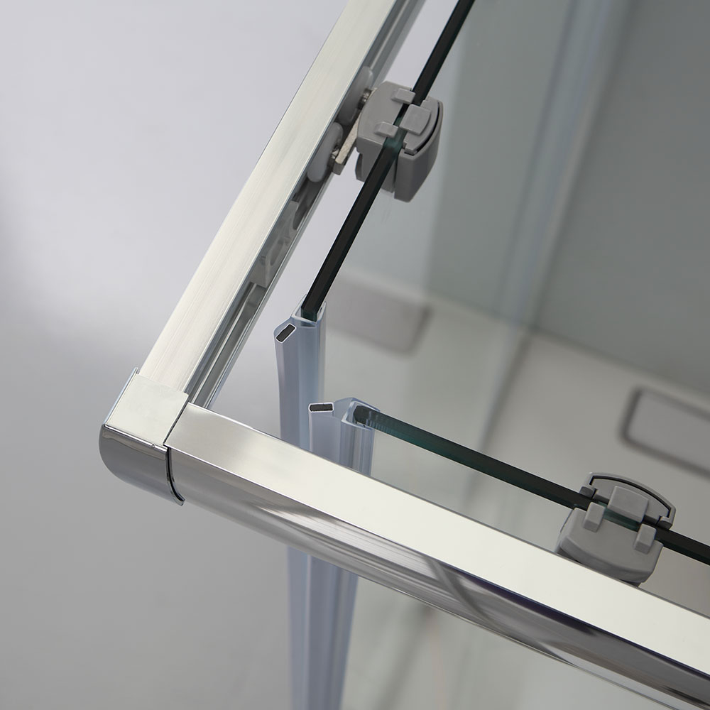 Box doccia 80x100 ante in cristallo trasparente