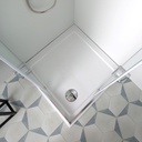 Box doccia quadrato 80x80 con ante scorrevoli