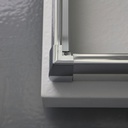 Box doccia 70x100 cm cristallo opaco scorrevole