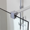 Box doccia walk-in 120 cristallo trasparente 8mm