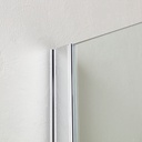 Box doccia walk-in 120 cristallo trasparente 8mm
