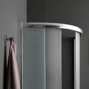 Box doccia angolare 80x80 cristallo satinato