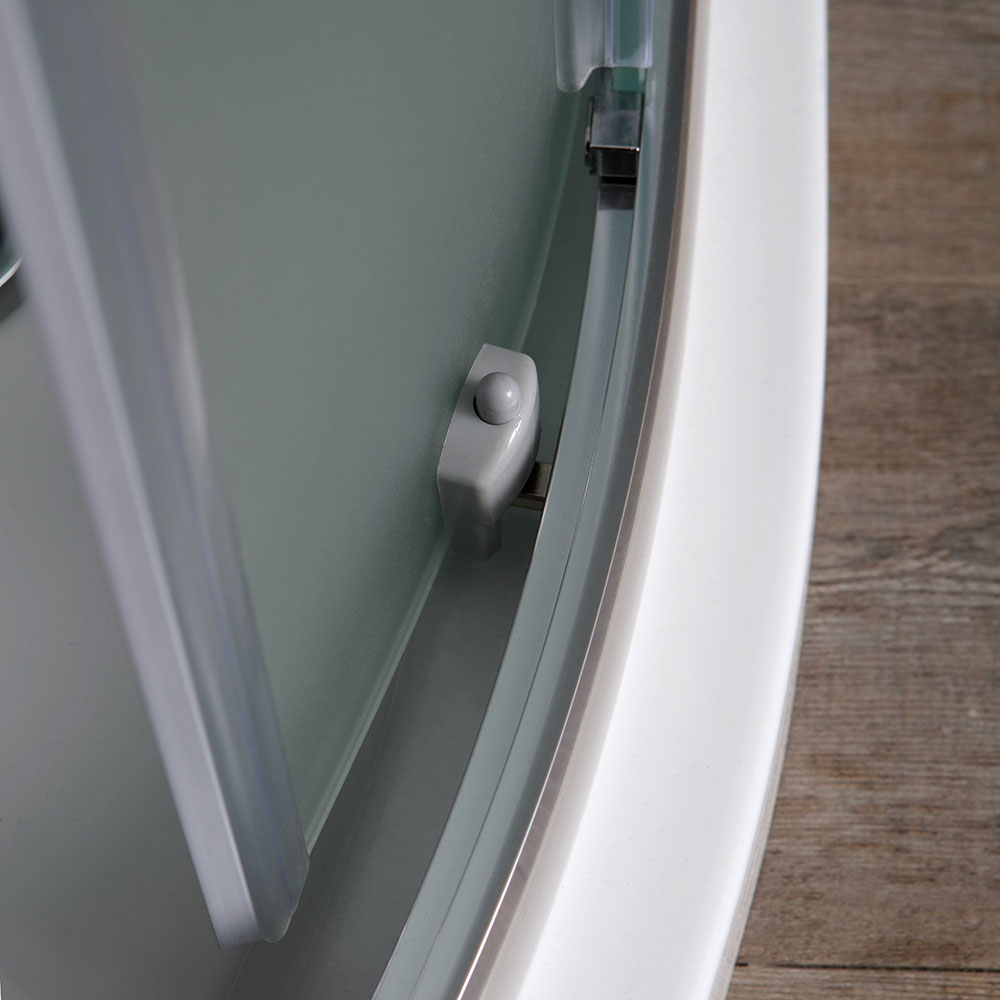 Box doccia angolare 80x80 cristallo satinato