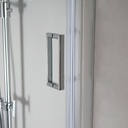 Porta doccia 150 cm con vetro trasparente