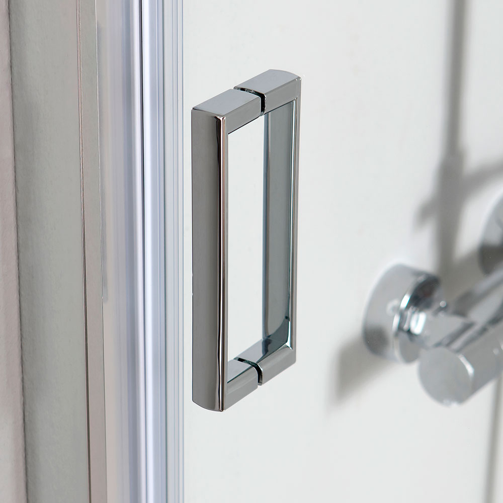 Porta doccia 150 cm con vetro trasparente
