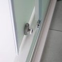 Cabina doccia 90 x 90 cm vetro satinato