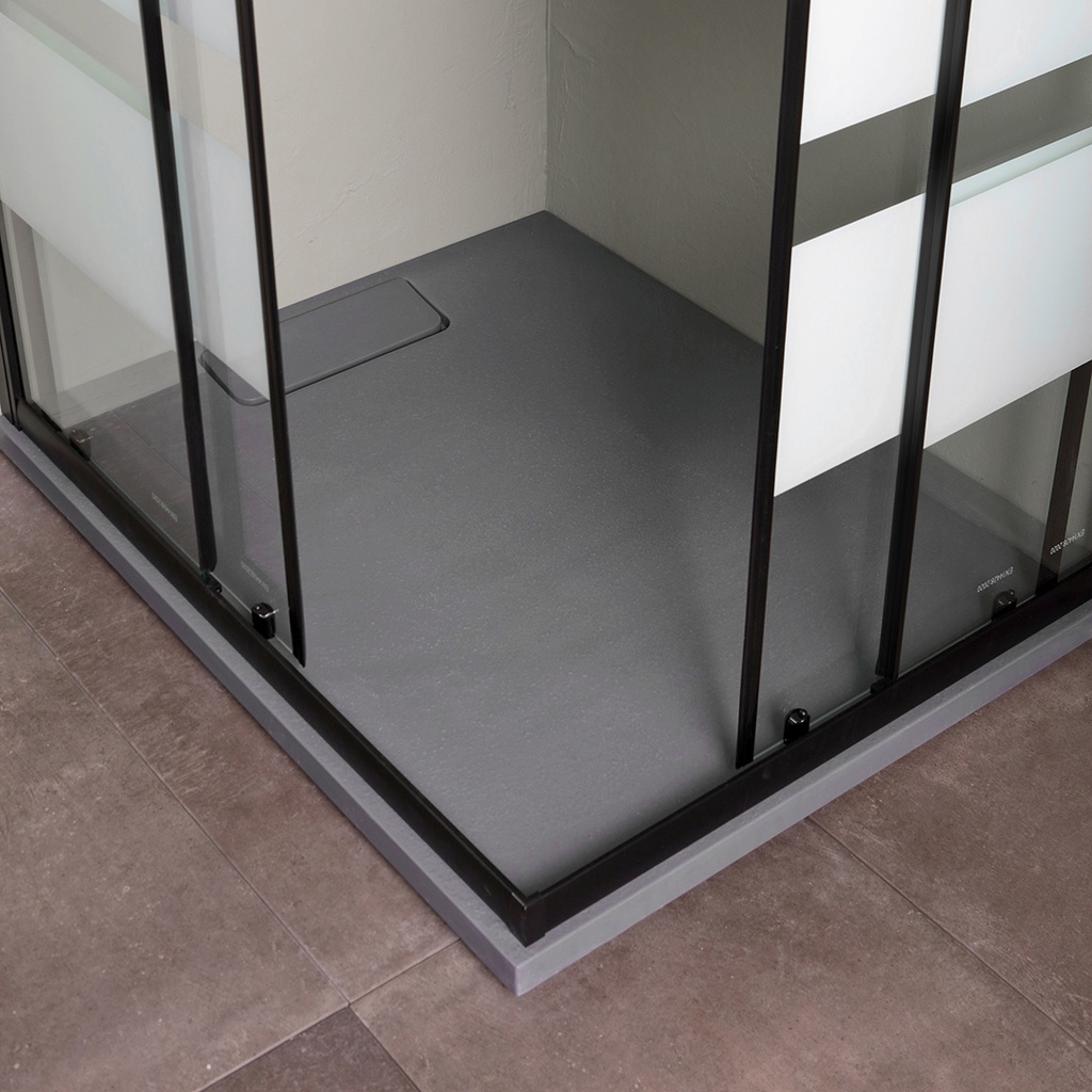 Cabina doccia rettangolare 70x100 nera