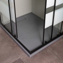 Cabina doccia rettangolare 70x100 nera