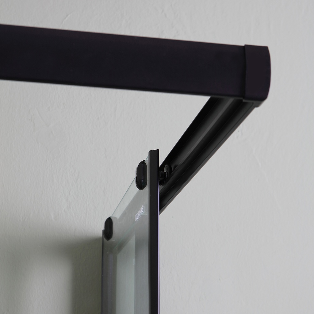 Cabina doccia rettangolare 70x100 nera