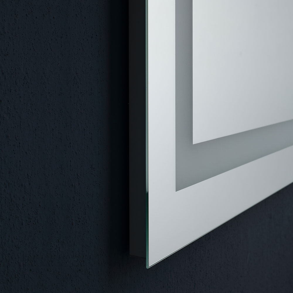 Specchio bagno 90x60 a led touch reversibile