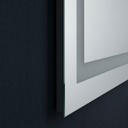 Specchio bagno 90x60 a led touch reversibile