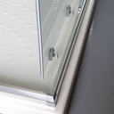 Box doccia rettangolare 120x70 ante satinate