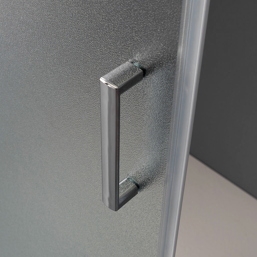 Box doccia rettangolare 80x120 cristallo opaco