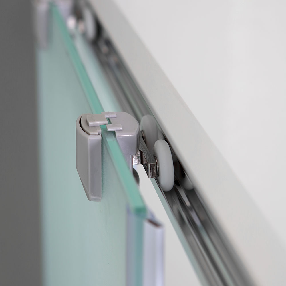 Cabina doccia rettangolare 100x80 satinata