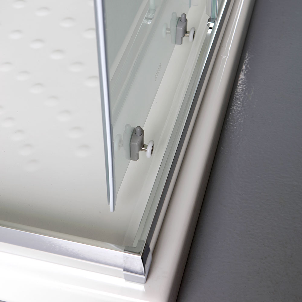Cabina doccia rettangolare 100x80 satinata