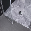 Porta doccia saloon per nicchia 80 cm