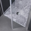 Porta doccia saloon per nicchia 80 cm