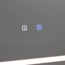 Specchio ovale 180x80 con illuminazione led