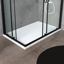 Box doccia 80x120 profilo nero opaco