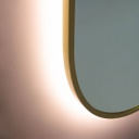 Specchio retroilluminato 60x160 cm ottone
