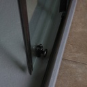 Box doccia 80x120 telaio nero opaco