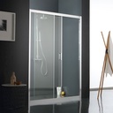 Anta fissa con anta mobile 130 cm per doccia
