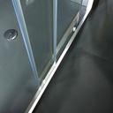 Anta fissa con anta mobile 130 cm per doccia
