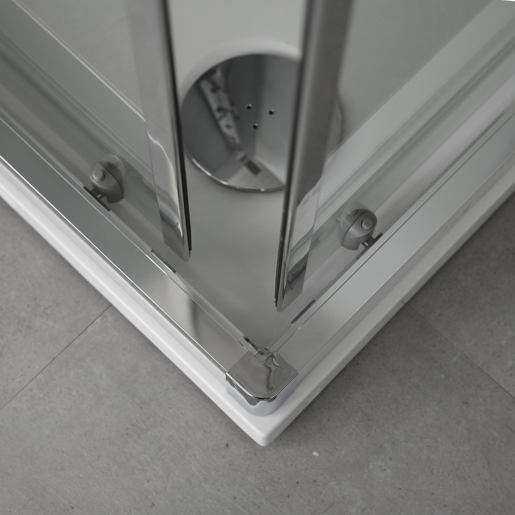 Box doccia trasparente 80x80 scorrevole