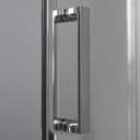 Box doccia semicircolare 80x80 trasparente