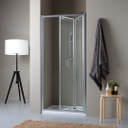 Porta doccia nicchia 75 cm soffietto