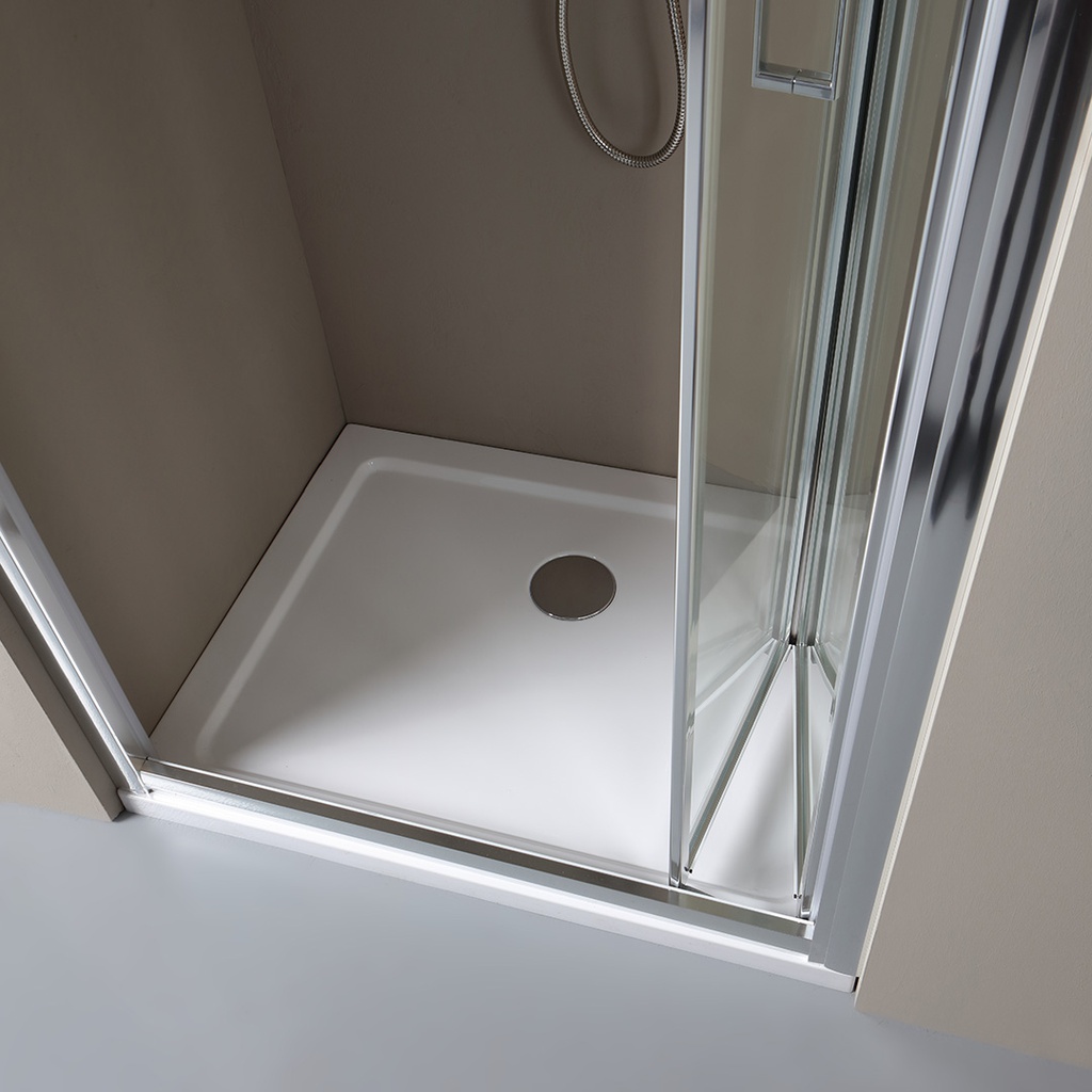 Porta doccia nicchia 75 cm soffietto