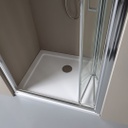 Porta doccia nicchia 75 cm soffietto