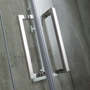 Box doccia semicircolare 80x80 in cristallo