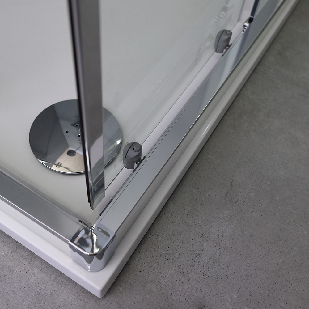 Box doccia angolare 80x100 due ante scorrevoli