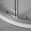Box doccia semicircolare 90x90 h195 trasparente