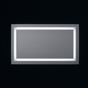 Specchio bagno a led 120x70 cm con touch