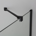 Box doccia 120x80 nero doppia porta battente