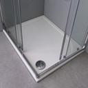 Box doccia 90x120 design moderno con profilo piatto
