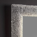 Specchio in vetro fuso retroilluminato 90x62