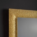 Specchio con cornice in vetro fuso 90x62