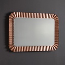 Specchio a led bronzo 94x68 cm