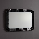 Specchio con cornice in vetro fuso 94x68