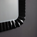 Specchio con cornice in vetro fuso 94x68
